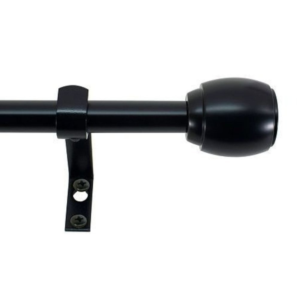Decopolitan Montevilla Cap Curtain Rod 28"-48"